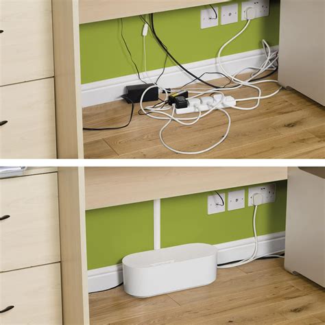 electric cable tidy box|cable tidy tube argos.